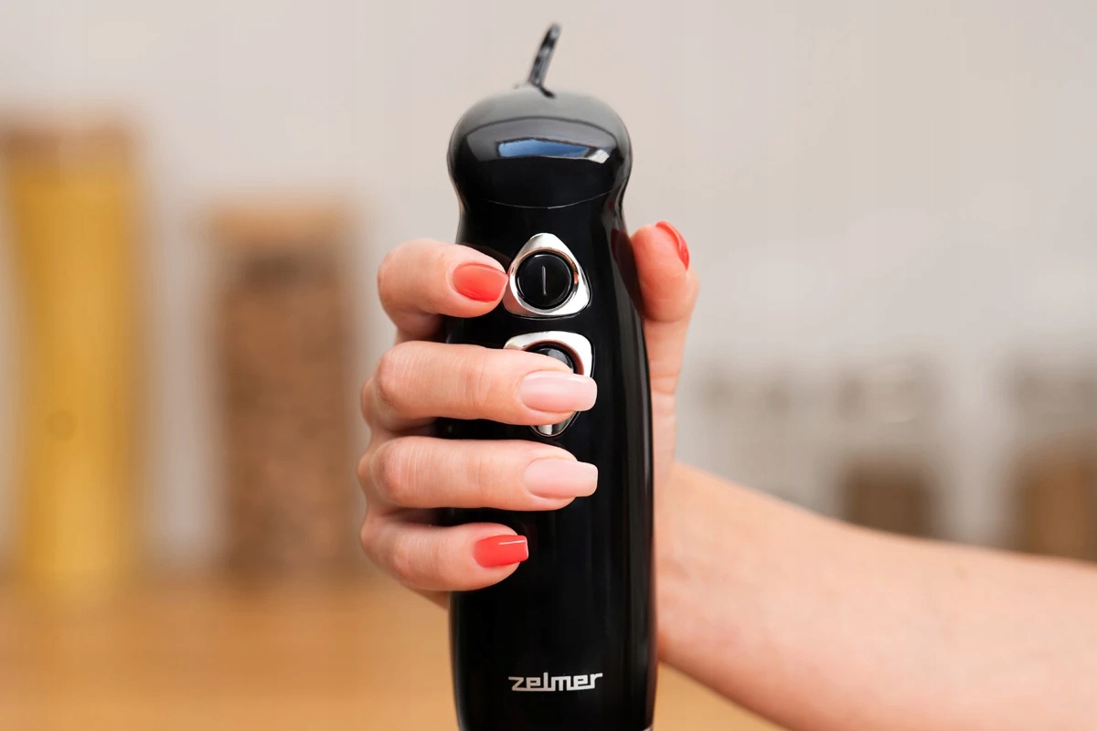 Zelmer ZHB4600 QubeMaster - přiložené vybavení včetně mixovacího nástavce, šlehací metly a struhadla