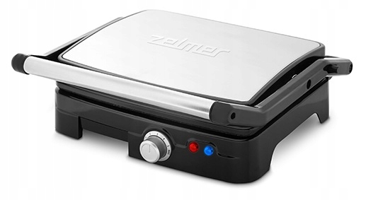 Multifunkční elektrický kontaktní gril Zelmer ZPR2000 v elegantním nerezovém provedení