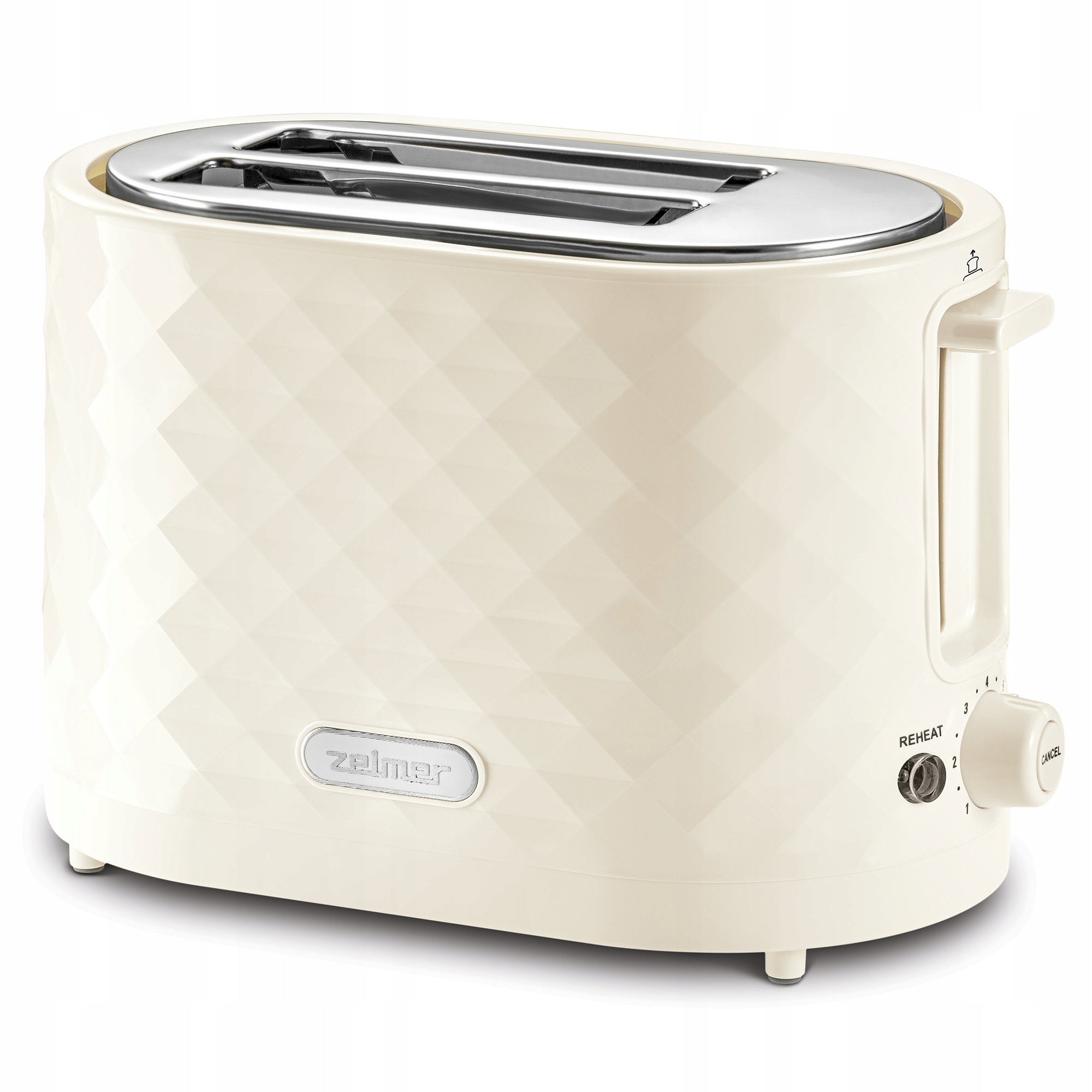 Toustovač Zelmer ZTS7632F s výkonem 750 W pohled zepředu