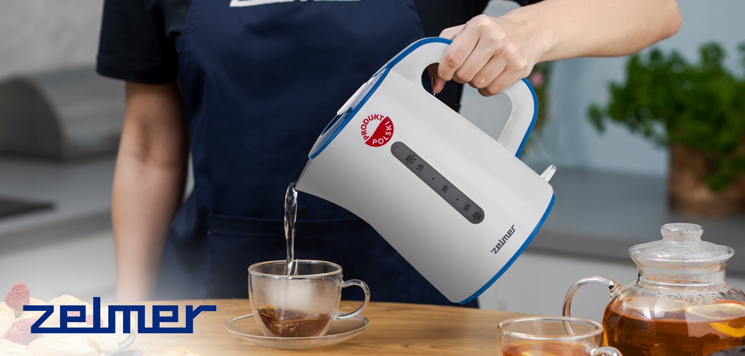 Elektrická varná konvice Zelmer ZCK7620B - bezpečnostní prvky a podstavec