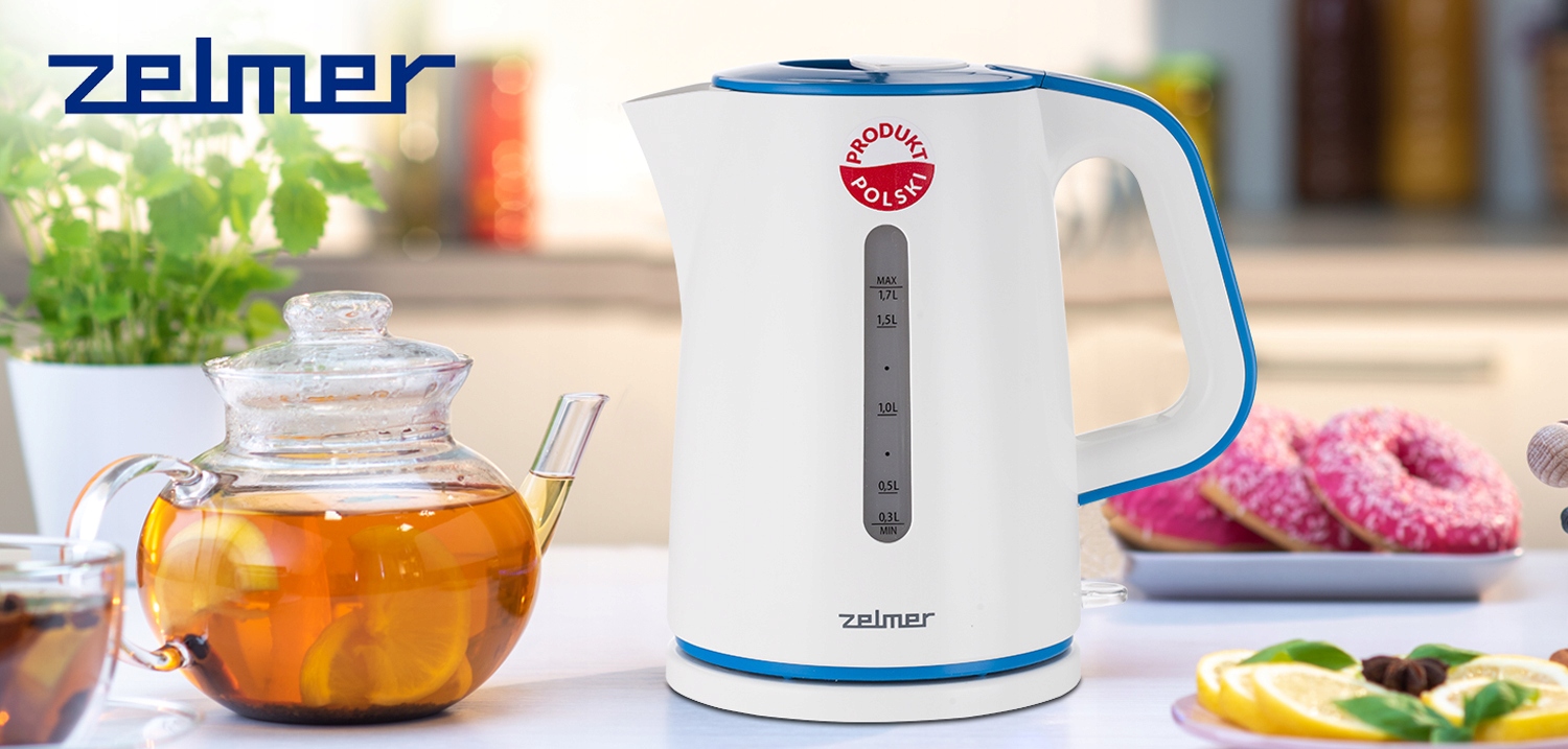 Elektrická varná konvice Zelmer ZCK7620B - detail ukazatele hladiny vody