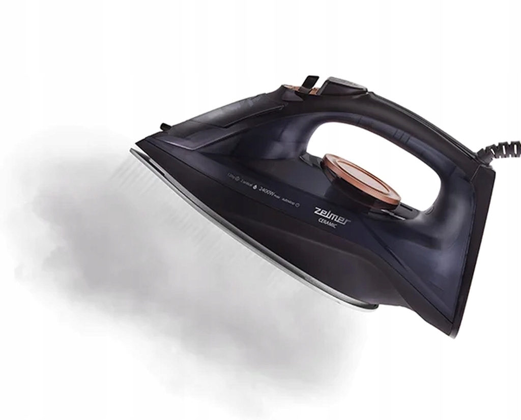 Napařovací žehlička Zelmer v elegantním designu s ergonomickou rukojetí